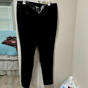 NWT Vegan Leather pull on H&M pants